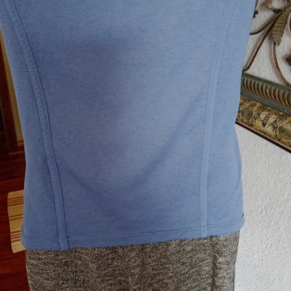 Nike | Dri-fit Sleeveless Blue Textured Shell Sz S(4-6) - Picture 7 of 10